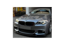 Oneway Voorspoilerlip passend voor BMW 5-Serie F10/F11 M-Pack 2011-2016 - Glanzend zwart