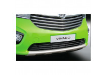 RGM Voorspoiler 'Skid-Plate' Opel Vivaro 2014- Zilver (ABS)