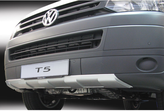 RGM Voorspoiler 'Skid-Plate' Volkswagen Transporter T5 2003-2015 - Zilver (ABS)