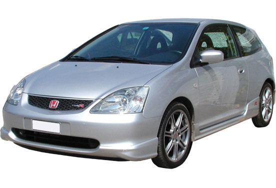 Voorspoiler Honda Civic HB 3/5-deurs 2001-2005 'R-Look' (ABS)