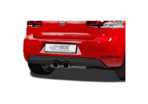 Achterbumperskirt (Diffuser) passend voor Volkswagen Golf VI GTI/ GTD 2007-2013 (GFK)
