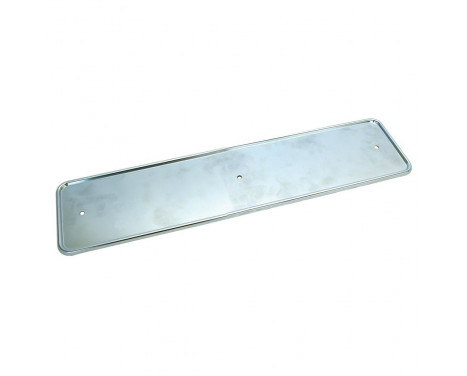 Plaque d'immatriculation 'Inox'