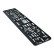 Support de plaque d'immatriculation Carpoint Cliquez + Bordure de texte