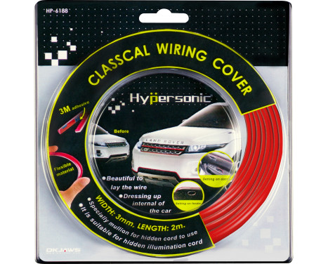 Striping rouge souple classique 0.3x500cm (avec ruban 3M) Striping rouge souple classique 0.3x500cm (avec ruban 3M)