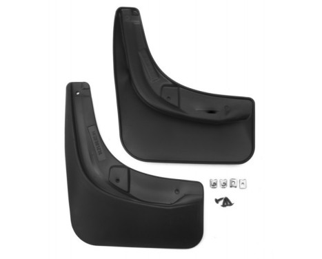garde-boue fixés derrière le VW Tiguan, 2007->, SUV. garde-boue fixés derrière le VW Tiguan, 2007->, SUV.