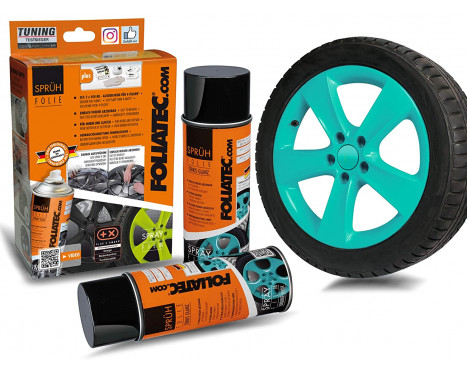 Foliatec Spray Film Set - turquoise brillant - 2x400ml Foliatec Spray Film Set - turquoise brillant - 2x400ml