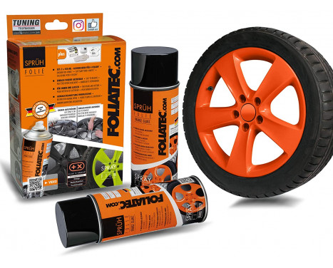 Foliatec Spray Film (Spray Foil) Set - orange brillant - 2x400ml Foliatec Spray Film (Spray Foil) Set - orange brillant - 2x400ml