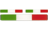 Autocollant 3D '' Italia Flag '' 3pcs