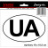 Autocollant de tatouage de voiture UA - 16x10.5cm, Vignette 2