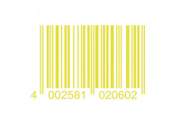 Autocollant Foliatec Cardesign - Code - jaune néon - 37x24cm