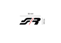 Autocollant Simoni Racing 'SR' - 50x15mm