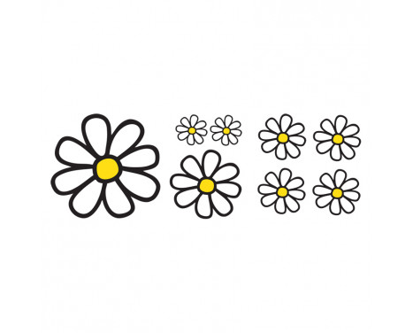 Feuille d'autocollants Simoni Racing - 8 marguerites Feuille d'autocollants Simoni Racing - 8 marguerites