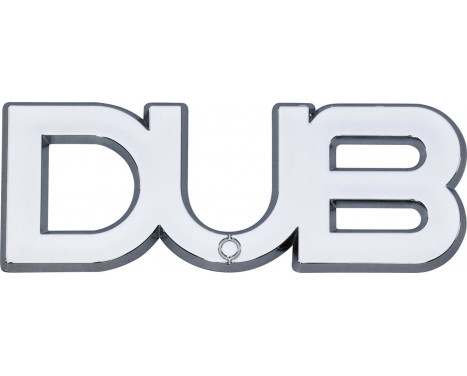 Logo DUB 104x36mm - auto-adhésif Logo DUB 104x36mm - auto-adhésif