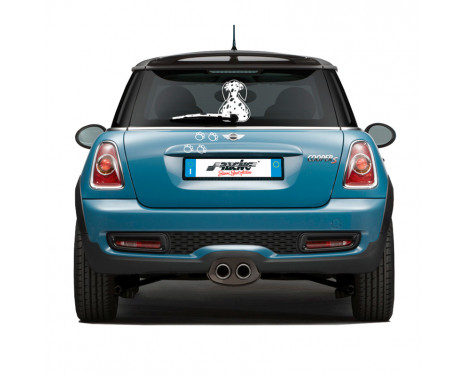 Simoni Racing Sticker 'Funny Wiper Dog Pongo - Blanc - 23x31.5cm Simoni Racing Sticker 'Funny Wiper Dog Pongo - Blanc - 23x31.5cm