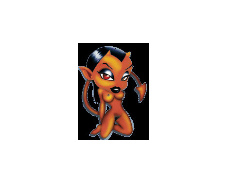 Sticker Fille - 12x9cm Sticker Fille - 12x9cm
