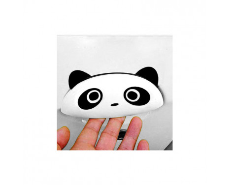 Sticker Simoni Racing 'Panda Po' - Noir - Set de 2 pièces Sticker Simoni Racing 'Panda Po' - Noir - Set de 2 pièces
