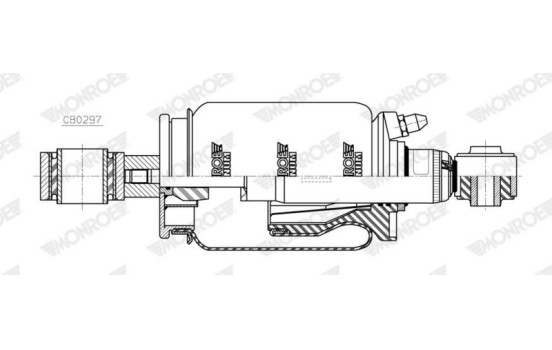 Amortisseur, suspension de cabine, Image 2