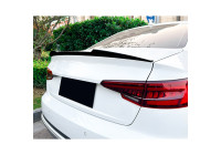 Aileron arrière adapté pour Audi A4 (B9) Berline 2015-2024 (ABS Noir brillant)
