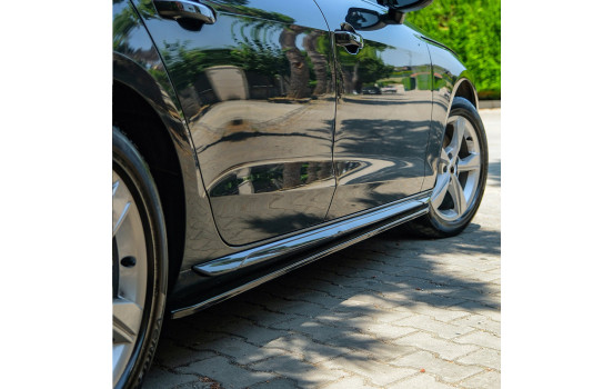 Bas de caisse unidirectionnels pour Audi A4 (B9) Berline/Avant Facelift 2019-2024 - Noir brillant