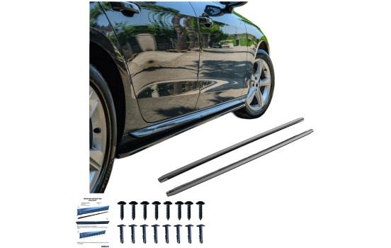 Bas de caisse unidirectionnels pour Audi A4 (B9) Berline/Avant Facelift 2019-2024 - Noir brillant, Image 7