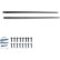 Bas de caisse unidirectionnels pour Audi A4 (B9) Berline/Avant Facelift 2019-2024 - Noir brillant, Vignette 9