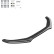Becquet avant unidirectionnel pour Audi A4 S-Line/S4 B8 Facelift 2012-2015 - Noir brillant