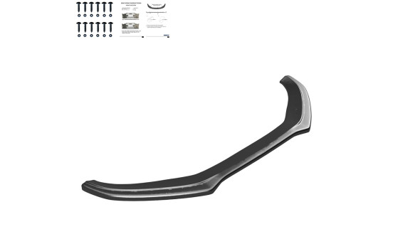 Becquet avant unidirectionnel pour Audi A4 S-Line/S4 B8 Facelift 2012-2015 - Noir brillant
