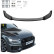 Becquet avant unidirectionnel pour Audi A6 S-Line/S6 C8 (Berline/Avant) 2018 - Version 2 - Noir brillant, Vignette 2