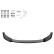 Becquet avant unidirectionnel pour Audi A6 S-Line/S6 C8 (Berline/Avant) 2018 - Version 2 - Noir brillant, Vignette 5