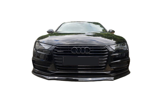 Becquet avant unidirectionnel pour Audi A7 S-Line/S7 C7 Facelift 2014-2017 - Noir brillant