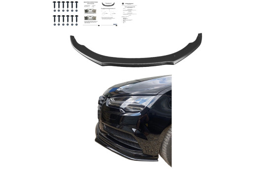 Becquet avant unidirectionnel pour Audi A7 S-Line/S7 C7 Facelift 2014-2017 - Noir brillant, Image 4