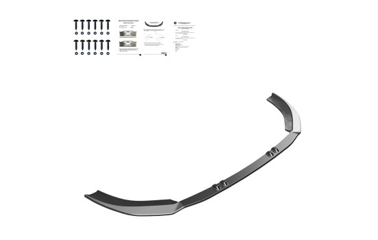 Becquet avant unidirectionnel pour Audi RS3 8V Berline/Sportback Facellift 2017-2020 - Version 3 - Noir brillant, Image 5