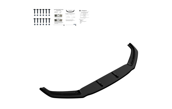 Becquet avant unidirectionnel pour Audi TT RS 8S 2016-2020 – Noir brillant