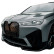 Becquet avant unidirectionnel pour BMW iX M-Pack i20 2021 - Noir brillant