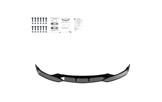 Becquet avant unidirectionnel pour BMW iX M-Pack i20 2021 - Noir brillant, Image 6
