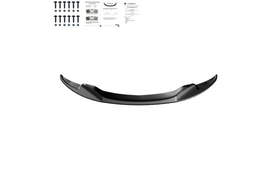 Becquet avant unidirectionnel pour BMW M3 E92 Coupé/E93 Cabriolet 2007-2013 - Version 2 - Noir brillant, Image 2