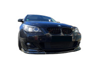 Becquet avant unidirectionnel pour BMW Série 5 E60/E61 M-Pack 2003-2010 - Noir brillant