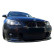 Becquet avant unidirectionnel pour BMW Série 5 E60/E61 M-Pack 2003-2010 - Noir brillant