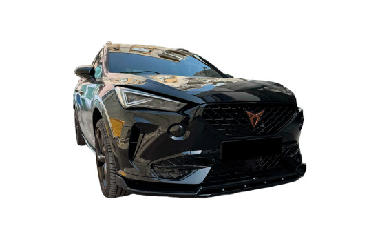 Becquet avant unidirectionnel pour Cupra Formentor 2020-2024 – Noir brillant