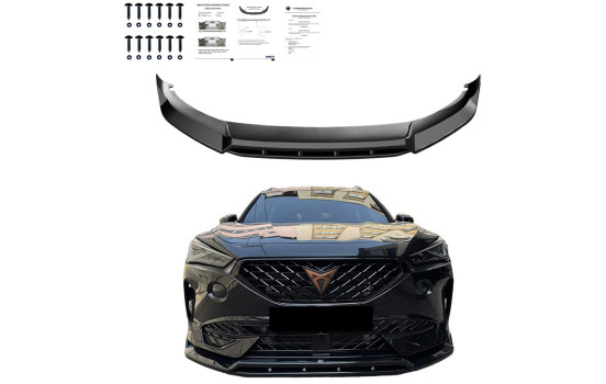 Becquet avant unidirectionnel pour Cupra Formentor 2020-2024 – Noir brillant, Image 4