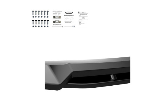 Becquet avant unidirectionnel pour Cupra Formentor 2020-2024 – Noir brillant, Image 7
