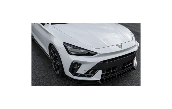 Becquet avant unidirectionnel pour Cupra Leon Facelift 2024 - Noir brillant