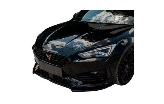 Becquet avant unidirectionnel pour Cupra Leon HB/ST 2020-2024 - Version 3 - Noir brillant