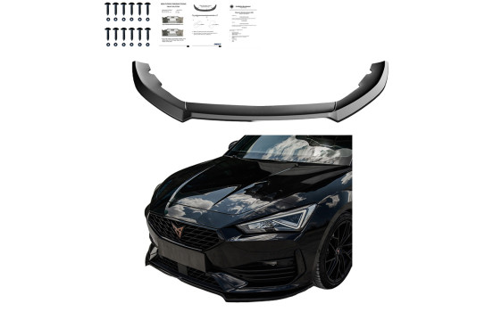 Becquet avant unidirectionnel pour Cupra Leon HB/ST 2020-2024 - Version 3 - Noir brillant, Image 3