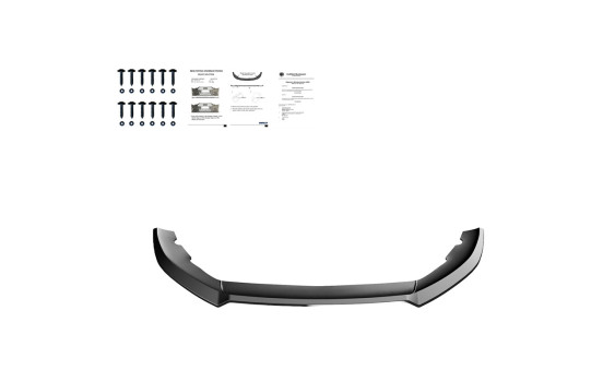 Becquet avant unidirectionnel pour Cupra Leon HB/ST 2020-2024 - Version 3 - Noir brillant, Image 6
