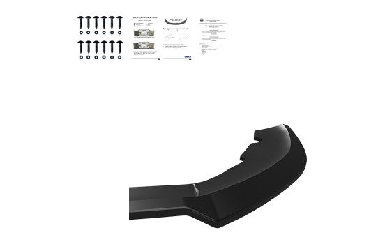 Becquet avant unidirectionnel pour Cupra Leon HB/ST 2020-2024 - Version 3 - Noir brillant, Image 7