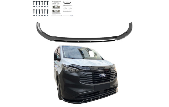 Becquet avant unidirectionnel pour Ford Transit Custom MK2 2023- - Version 2 - Noir brillant, Image 3