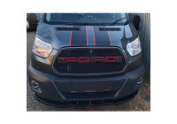 Becquet avant unidirectionnel pour Ford Transit MK8 2014-2019 – Noir brillant