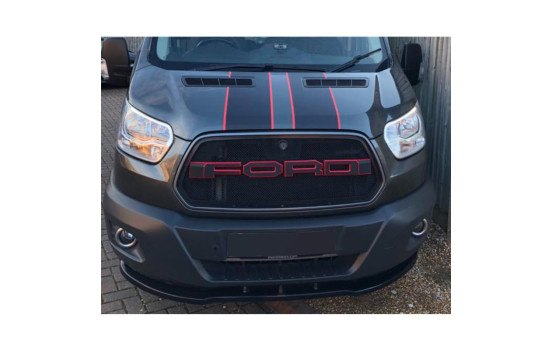 Becquet avant unidirectionnel pour Ford Transit MK8 2014-2019 – Noir brillant