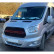 Becquet avant unidirectionnel pour Ford Transit MK8 2014-2019 – Noir brillant, Vignette 3